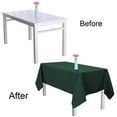 thumbnail image 6 of PiccoCasa Tablecloth Dining Table Cover for Indoor Outdoor Green 55"x70", 6 of 7