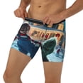 thumbnail image 3 of Lsque Chucky Pattern Men's Performance Stretch Underwear, Athletic Long Leg Briefs，Moisture-Wicking-Large, 3 of 6