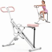 MERACH Squat Machine, 2 In 1 Squat Rowing Machine, Easy Setup & Foldable Exercise Equipment, Glute Trainer Machine, Glutes & Leg Home Workout Machine