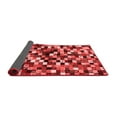 thumbnail image 2 of Ahgly Company Indoor Round Abstract Red Contemporary Area Rugs, 3' Round, 2 of 4