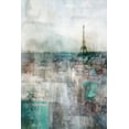 thumbnail image 2 of Roko, Ken 13x18 Black Ornate Wood Framed with Double Matting Museum Art Print Titled - Peace Land I, 2 of 4