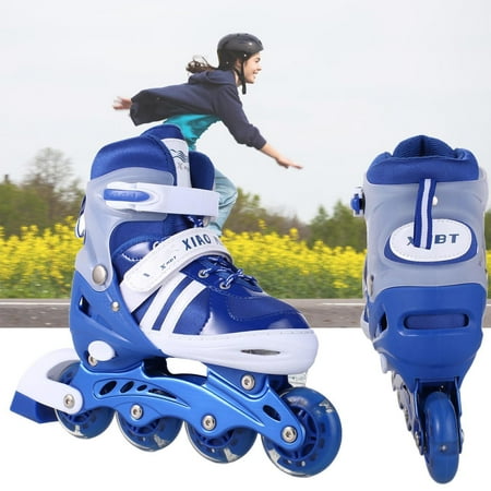 Studiostore Kids Children Inline Skate Light Up Wheel RollerTracer Adjustable For Indoor Outdoor STDTE