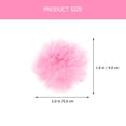thumbnail image 2 of OULII 2Ud Cubierta Rosa Para Micrófono De Lana Sintética Con Adaptable Y, 2 of 7