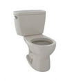 thumbnail image 3 of TOTO® Drake® Two-Piece Round 1.6 GPF Toilet with Bolt Down Tank Lid, Colonial White - CST743SB#11, 3 of 6