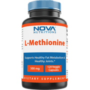 Nova Nutritions L-Methionine 500 mg 120 Veggie Capsules