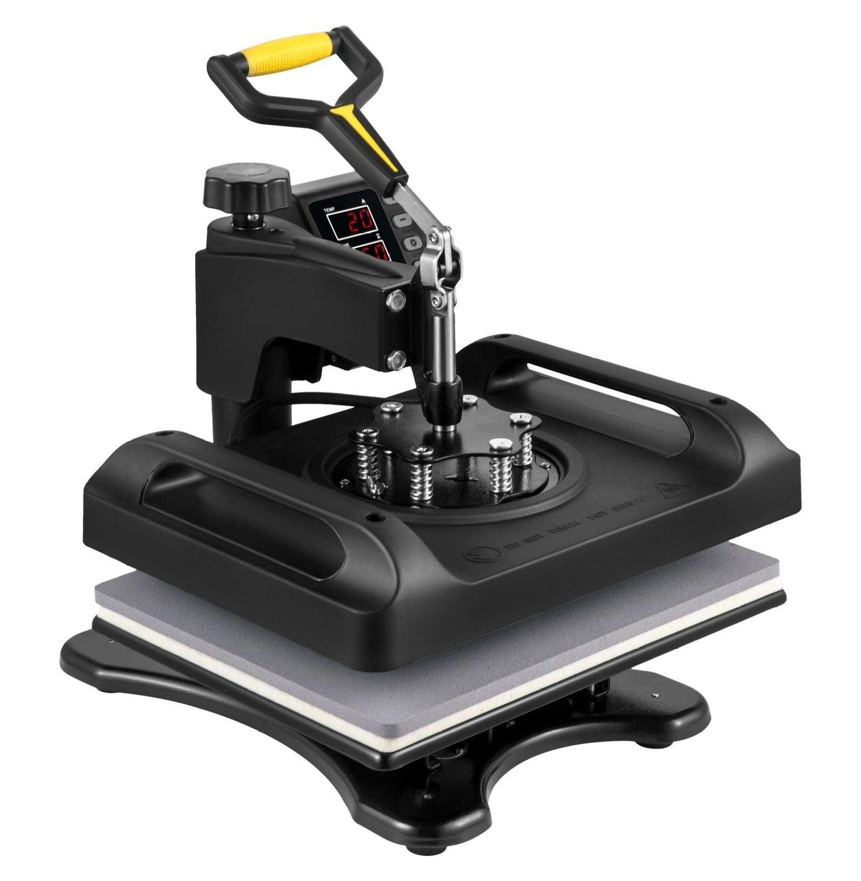 Heat Press Machine 12x15 8 in 1 Sublimation Heat Press, ETL Certified Swing Away Power-Saving Combo for T-Shirts, Mugs, Caps, Plates, Black