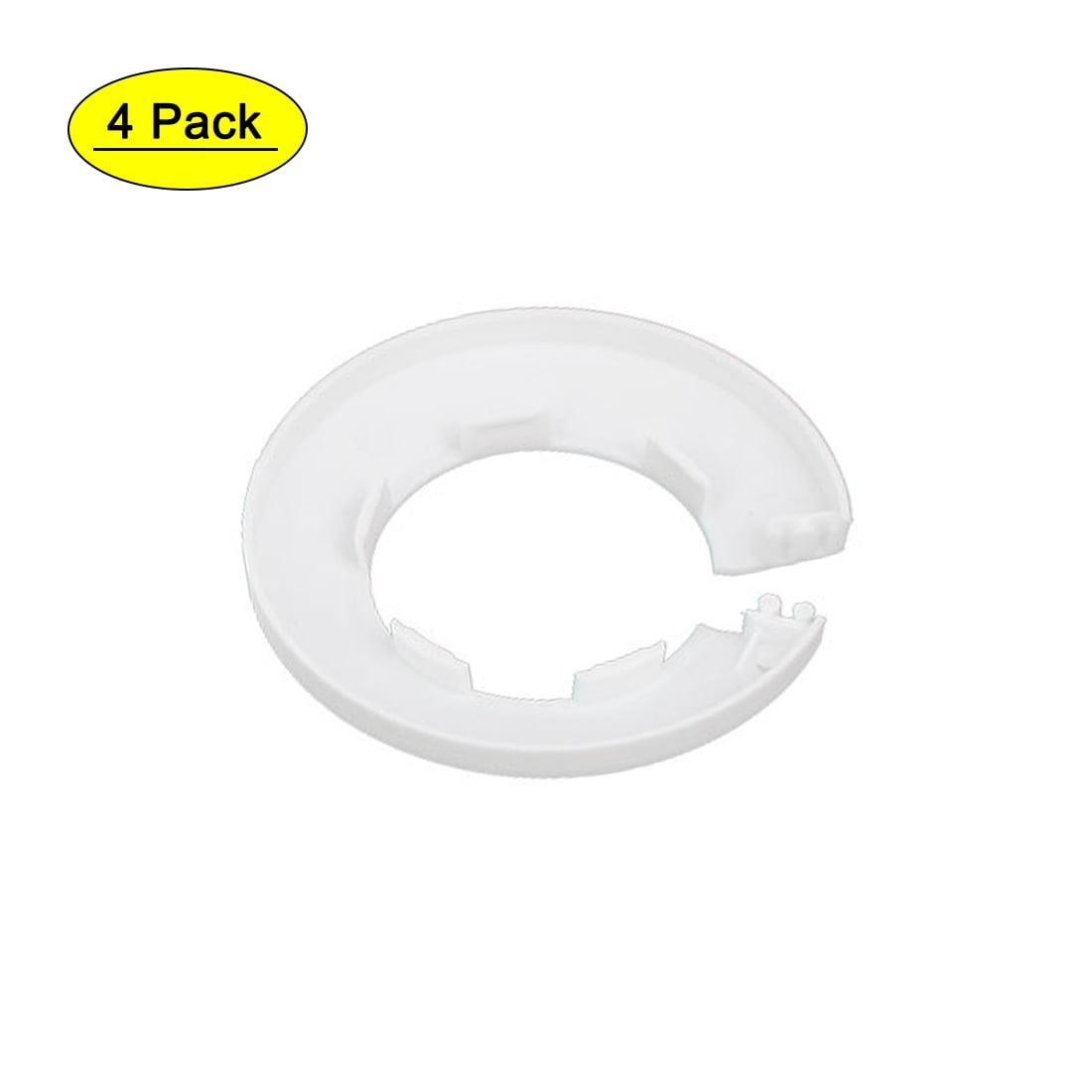 12 Pack Plastic Radiator Pipe Covers Collars for 15 mm Diameter White 