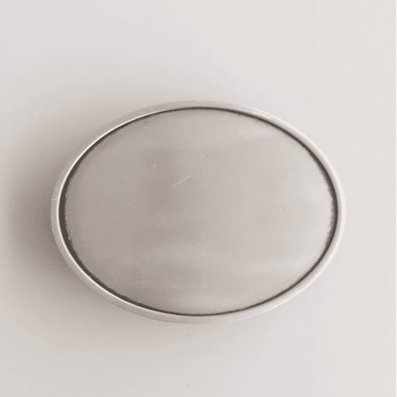 New Vintage Style Classic Oval Blank Belt Buckle