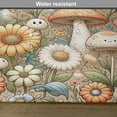 thumbnail image 5 of Ambesonne Trippy Place Mats Set of 4, Pastel Mushroom Garden Art, Standard Size, Orange Blue and Green, 5 of 5