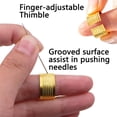 thumbnail image 4 of Juego de herramientas de costura Cyhdddr de 44 piezas con kit de agujas de acero Big Eye, 4 of 7