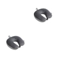 thumbnail image 1 of Toystoory Almohada en forma de U de espuma de fibra elástica, portátil, inodoro, para oficina, viaje, soporte para el cuello, cojín para la Gris oscuro 2piezas, 1 of 6