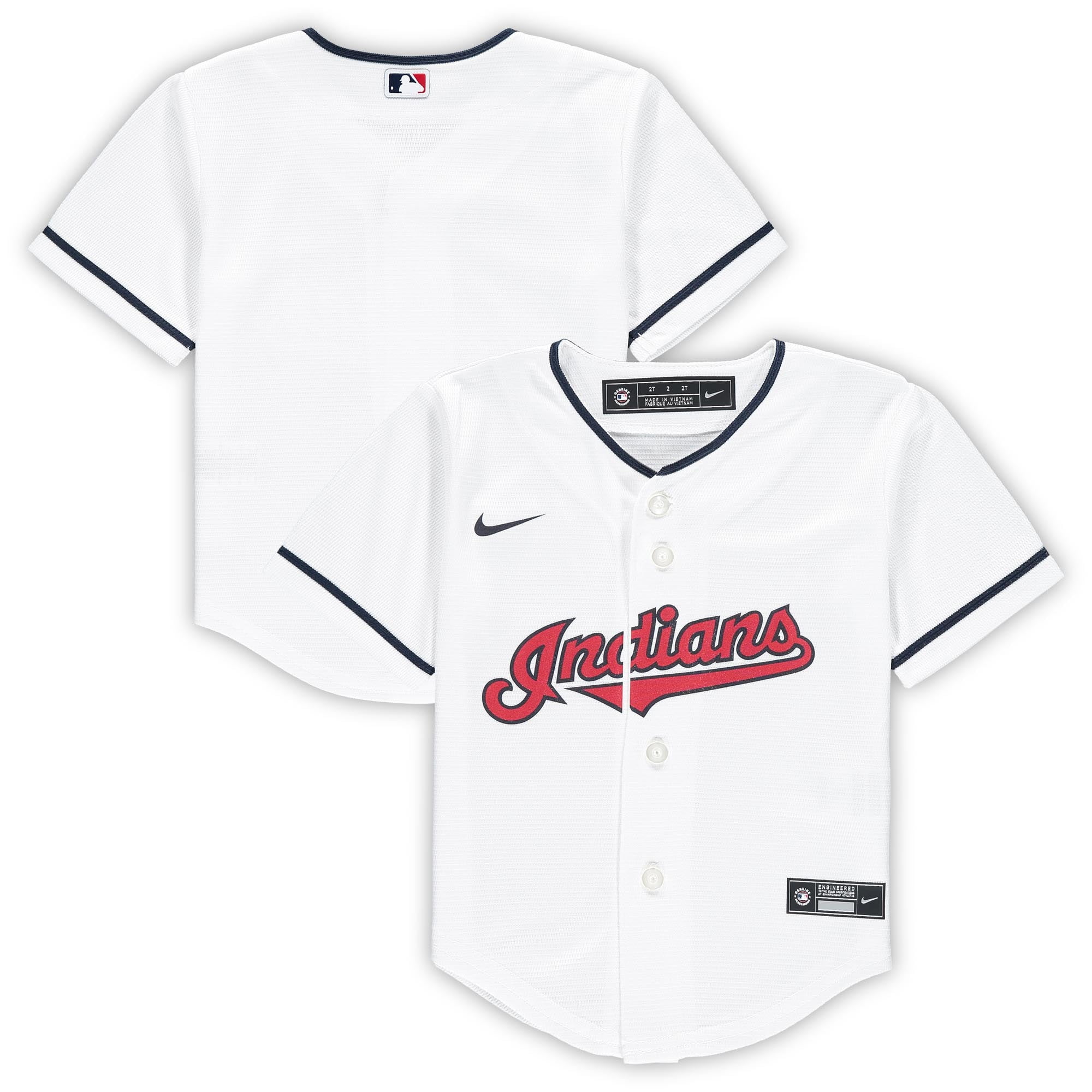 indians jersey white
