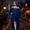 Blue, variant on Halloween Women's Gothic Hi-Lo Dress, Cold Shoulder Spaghetti Strap, Chiffon Bell Sleeve, Front Lace-Up Corset, Asymmetrical Hem, Suitable For Renaissance Theme Parties Navy S