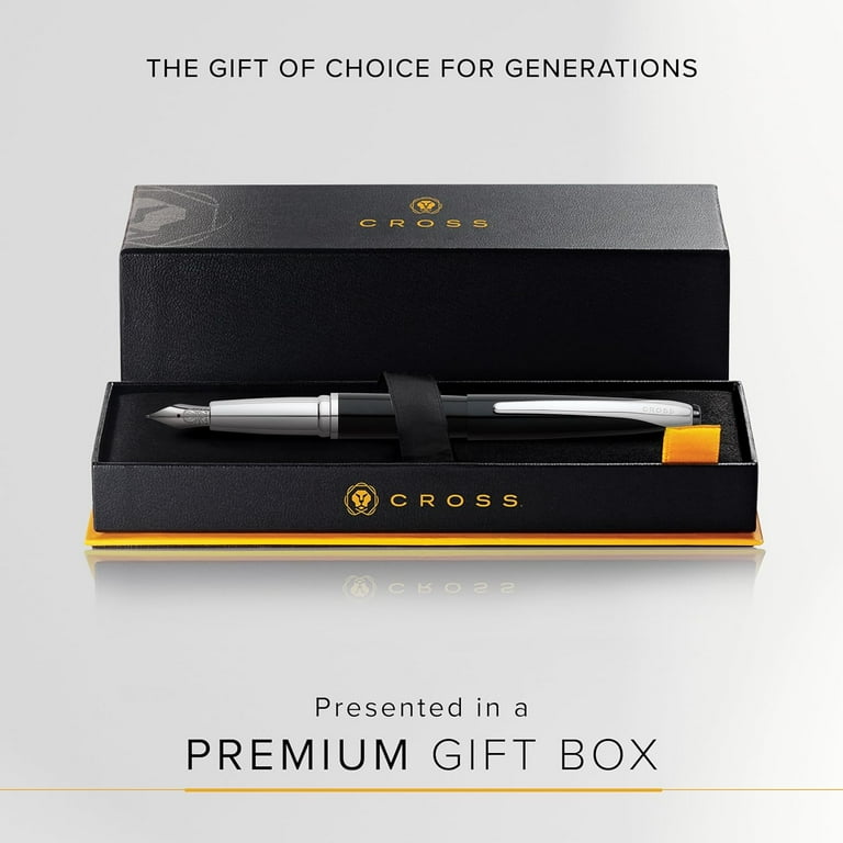 Cross ATX Refillable Fountain Pen, Fine Nib, Includes Premium Gift