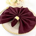 thumbnail image 5 of Balsa Circle 100 Pieces 20" Burgundy Polyester Napkins Wedding Kitchen, 5 of 8