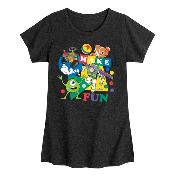 Disney - Make It Fun - Toddler & Youth Girls Short Sleeve Graphic T-Shirt
