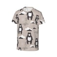 thumbnail image 3 of Fuzoiu Cartoon Bear Brown Print Boys' Casual T-Shirt,Crewneck Undershirts,Boys Athletic Shirt,Short Sleeve T-Shirts for Outdoor Play, 3 of 7