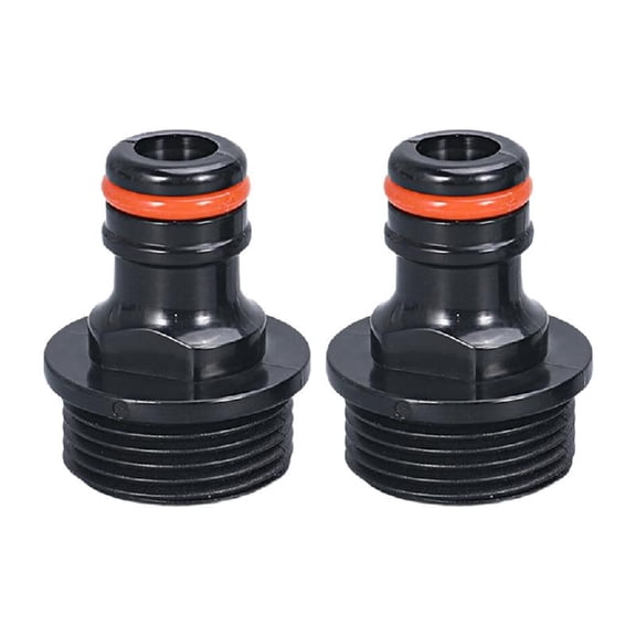 2Pcs Garden Hose Quick Connection Fittings Water Hose Connectors 1/2inch 3/4inch Sprays Nozzle Faucet Adapter