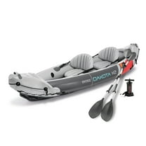 Intex Dakota K2 2 Person Inflatable Kayak & Accessory Kit w/Oars & Pump