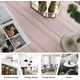 thumbnail image 4 of Mantel rectangular con flecos, mantel pequeño fresco, mantel de algodón y lino, mantel suave para mantel de cocina exterior o interior, rosa (140*200 cm) JAMW Sencillez, 4 of 5