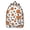Basketball and Leopard, variant on Basketball and Wow White Pattern Backpack for School, Cute School Bag with Adjustable Shoulder Straps and Padded Back, 15.7"x11.8"x5.5"