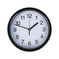 SchSin Silent Wall Clock Silent Round Wall Clock 8 Inch Battery Operated Wall Clock