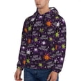 thumbnail image 3 of Naloa Halloween Men's Casual Hooded Collar Drawstring Hoodies Pullover Sweatshirts Casual Long Sleeve Shirts-XX-Large, 3 of 7