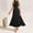 Black, variant on Alllist Black Dresses For Women Refined Halter Sleeveless Long Ball Gown Dresses Solid Regular Modern Flowy Dresses Black,M