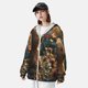 thumbnail image 3 of Balery Sunshine Butterfly Flower Bear Sudadera ligera de manga larga con capucha y protección solar UPF 50+ para hombre y mujer, ideal para pesca y running-Large, 3 of 7