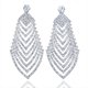 thumbnail image 1 of Pendientes de Moda Brillar con Diamantes de Imitación de Cristal Cadena de Garra, 1 of 4