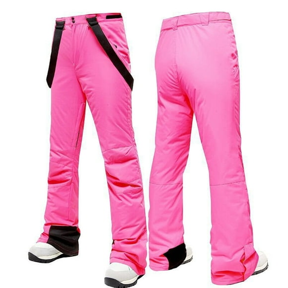 Pants for Women Clearance Bundle Foot Long Elastic Waisted Drawstring Pocket Plain Hiking Pants Women Insulated Snowboard Suspenders Pants Snow Ski Bib Trousers