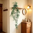 thumbnail image 4 of Hanging Artificial Pothos with Pot, Faux Trailing Green Vine Plant for Indoor Wall Shelf Home Decor, 4 of 6