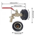 thumbnail image 5 of Garden IBC Tank Tap Adapter S60X6 Coarse Thread Garden Quick Connect Faucet Alloy Tank Tap 1000 Liter Ibc Tank Accessor ZG[, 5 of 5