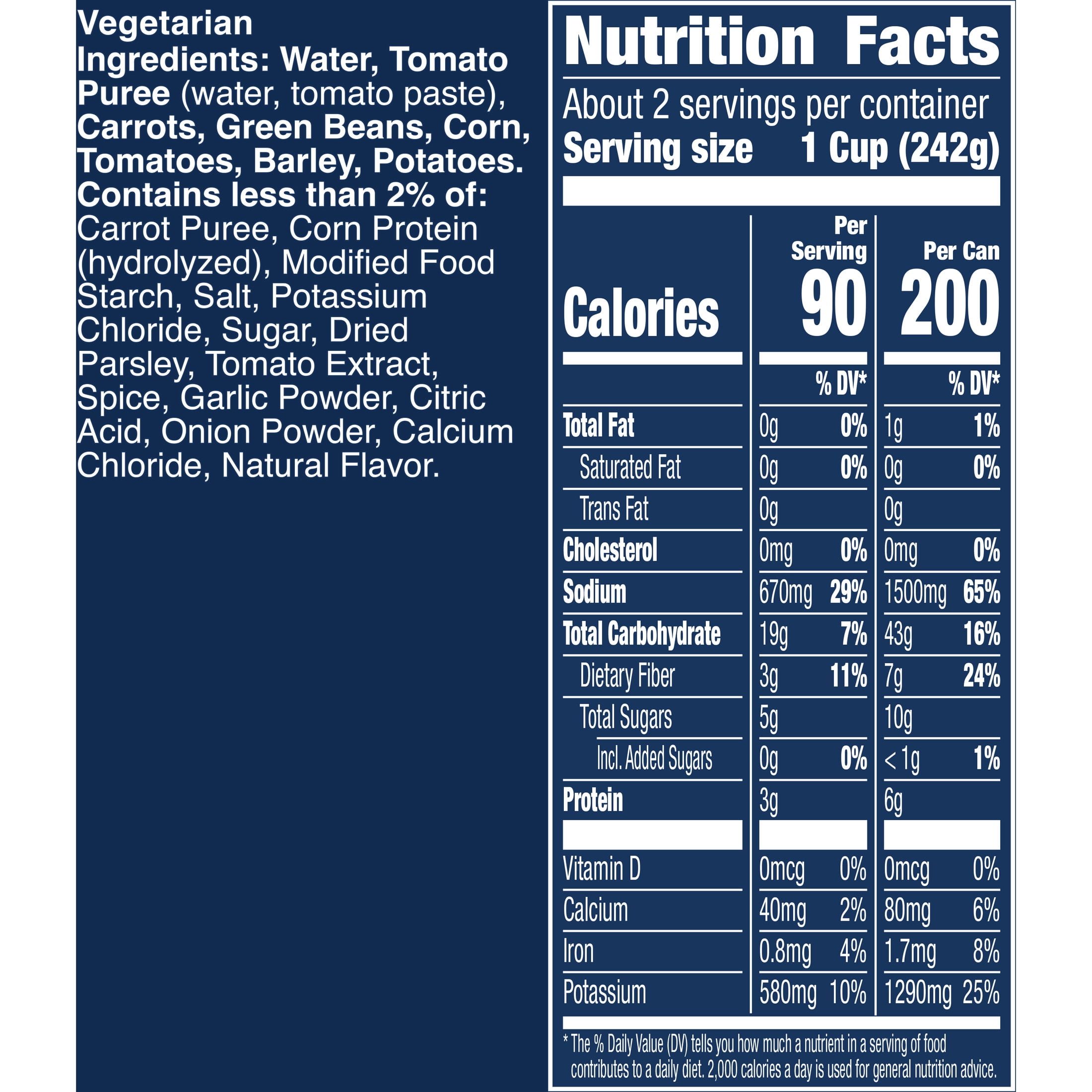 (3 pack) Progresso Vegetable Classics, Vegetarian Vegetable with Barley Canned Soup, 19 oz.