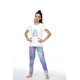 thumbnail image 2 of Beezizac Pajamas for Girls Tie dye Cotton Sleepover Tee & Pants PJ Set Big Kids Size 10, 2 of 7