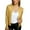 Gold, variant on GBSYEWXS Women Open Front Sweater Black Long Sleeve Crew Neck Casual Outdoor Cardigan