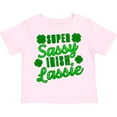 thumbnail image 3 of Inktastic Super Sassy Irish Lassy with Green 4 Leaf Clovers Boys or Girls Toddler T-Shirt, 3 of 5