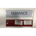 thumbnail image 2 of ENTRANCE SIGN (WHITE), 2 of 2