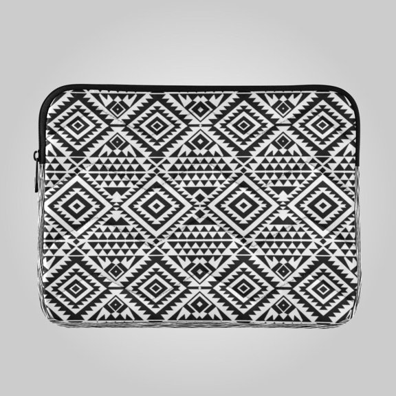 16in Laptop Bag Briefcases Computer Inner Bags Computer Bags Laptop Sleeves Work Travel School Bag Abstract Tribal Pattern