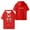 Red, variant on Calum Scott Rose Hooded Short Sleeve Hip Hop Pullover Men Women Streetwear Hoodies