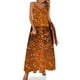 thumbnail image 1 of Vestido sin mangas con destellos naranjas, vestido de fiesta de lujo para mujer, vestido de verano para mujer 2024, 1 of 7