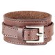 thumbnail image 2 of Brazalete de cuero Sunnimix Punk Biker 3 cm Marrón, 2 of 8
