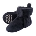 thumbnail image 3 of Uni Baby Cozy Fleece Booties Navy, 0-6 Months, 3 of 3