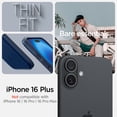 thumbnail image 2 of Funda Spigen Thin Fit MagFit para iPhone 16 Plus, color azul marino, 2 of 9