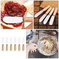thumbnail image 3 of CIMAXIC Stainless Steel and Plastic Baking Spatulas for Kitchen Use Multi Color 6 Pieces,4.02"X0.79"X0.39", 3 of 5