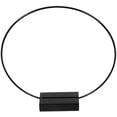 thumbnail image 4 of Black Metal Hoop for DIY Crafts with Stable Stand Perfect for Tabletop Decorations and Gifts 6.5 Inches, 4 of 8