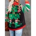 thumbnail image 4 of KimSoong Merry Christmas Shirts Women Funny Ugly Tee Xmas Button Down Long Sleeve Tops, 4 of 6