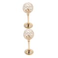 thumbnail image 1 of 2xMosaic Crystal Candle Holder Tea Light Stand candeliere Dorado- M, 1 of 9