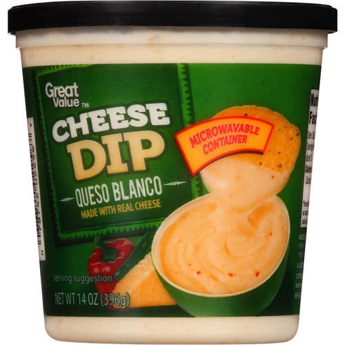 Great Value Queso Blanco Cheese Dip, 14 Oz. Walmart Inventory Checker