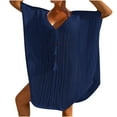 thumbnail image 2 of New Fashion AXXD Womens Swimsuits Cover Ups New Fashion Beach Sexy Solid Hem Cover Up Swimwear, 2 of 6